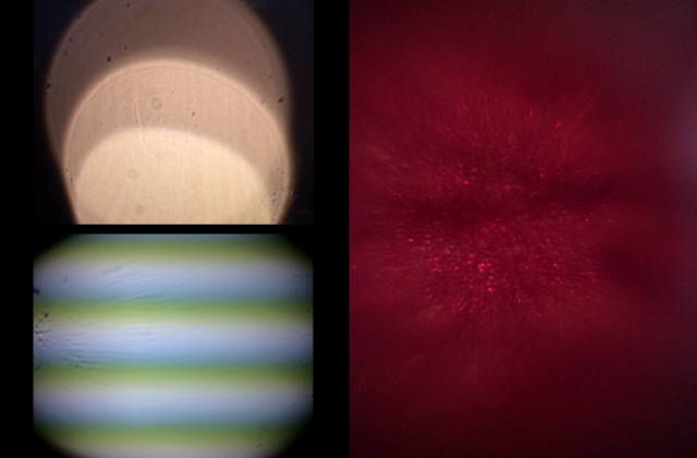 3. Ceiling lights : an image for no samples(left) / an image for some samples(right)